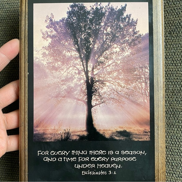 Springbox Wood Wall Hang Decor Christian - Picture 3 of 12